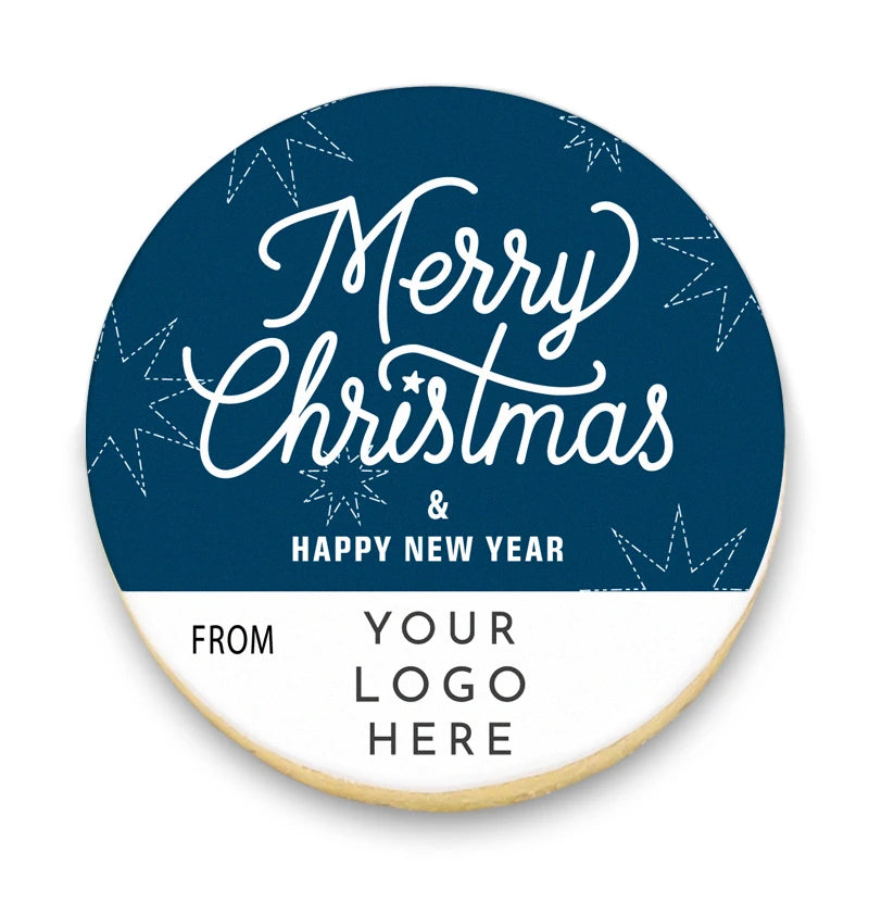 End of Year Christmas Logo Cookies