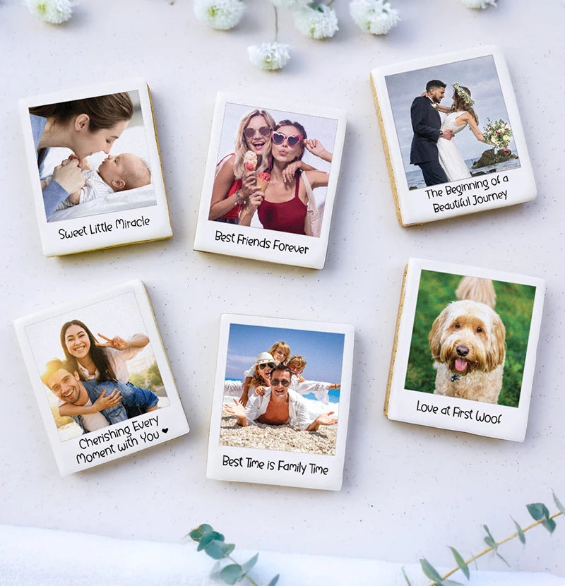 Polaroid Cookie Gift Box with Captions