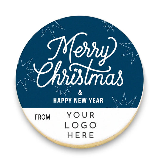 End of Year Christmas Logo Cookies