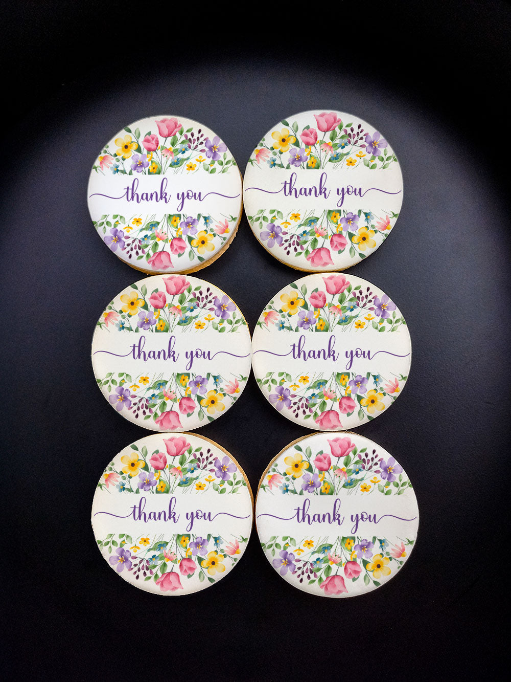 Floral Thank You Circle