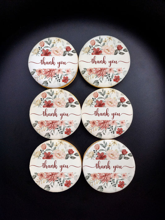 Floral Thank You Circle