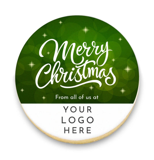 Starry Christmas Logo Cookies